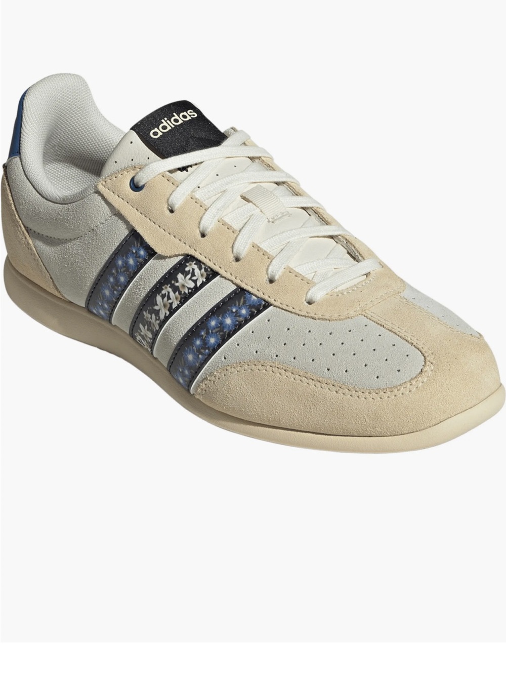 adidas Women’s Barreda Lo Farm Rio Collection Cream and Navy Floral-Stripe